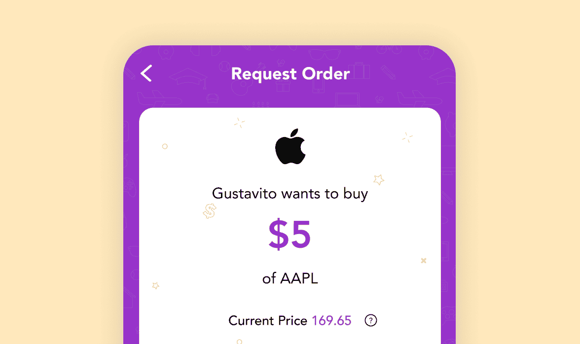 What is goalsetter gold stock trade app screen