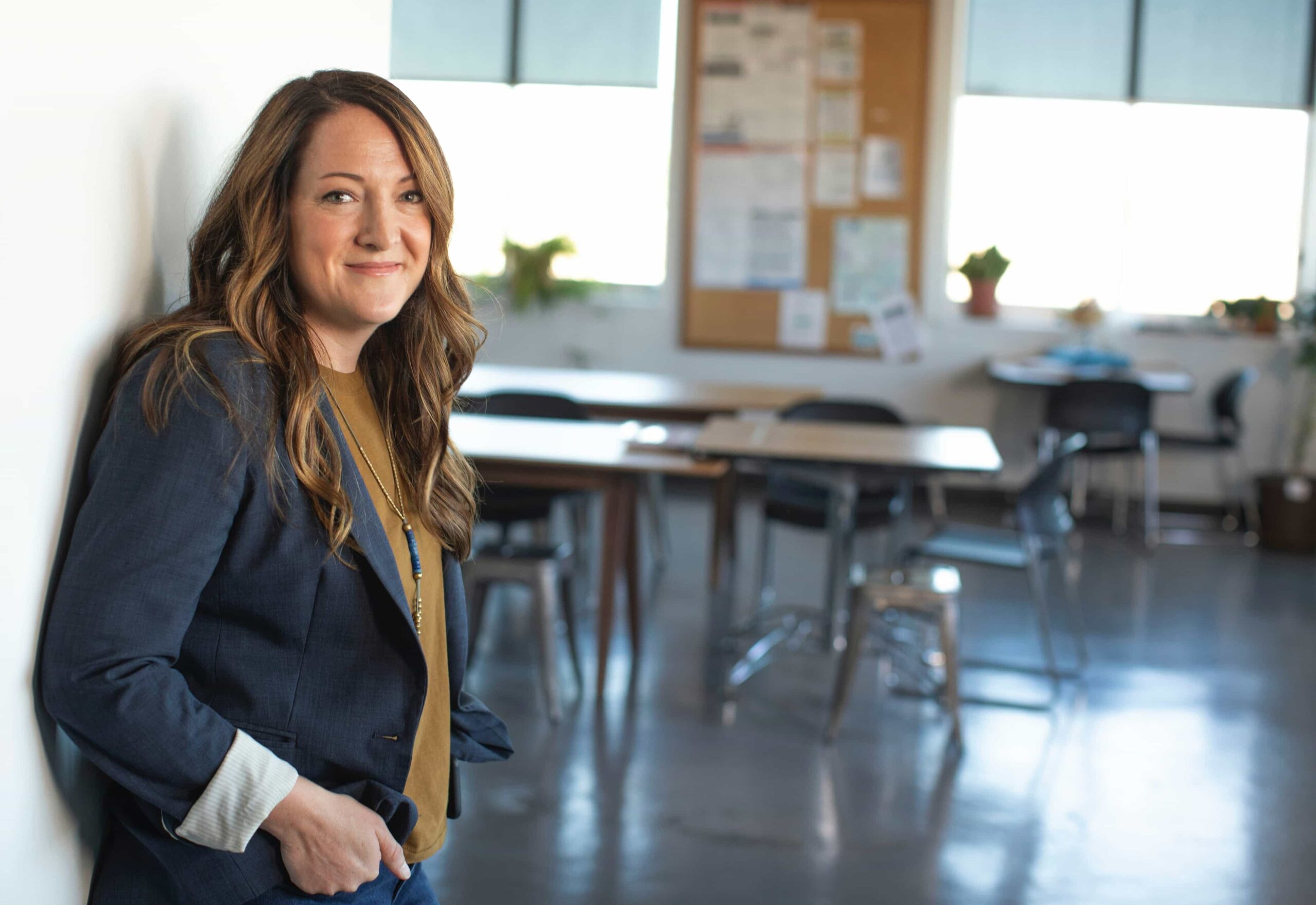 teacher learning about goalsetter financial education in service training